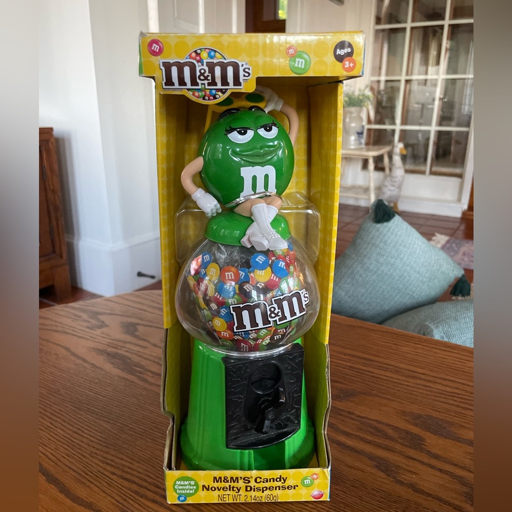 M&M'S Green Candy Dispenser In Original Box